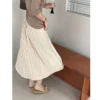 sg-11134201-822wz-mia2lcj7203lc5.webp Pleated A Line Midi Chiffon Skirt Free Size 40kg-65kg