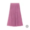 sg-11134201-822zx-mia2lbk10vew82.webp Pleated A Line Midi Chiffon Skirt Free Size 40kg-65kg