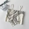 Women Paisley Print Tube Top Free Size 40kg-60kg