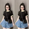 vn-11134207-7r98o-lnp83wb6enzh8d.webp Women Slim Cotton Babytee M1166 Free Size 40kg-55kg