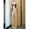 Women High Waist Wide Leg Pants M1354 Free Size 40kg-60kg