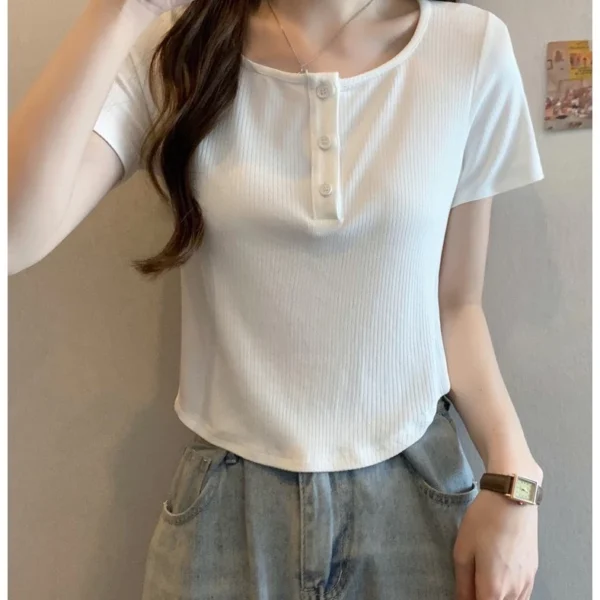 vn-11134207-7r98o-lu8rfd7jtic155.webp Women Short Sleeve T Shirt M1841 Free Size 40kg-60kg